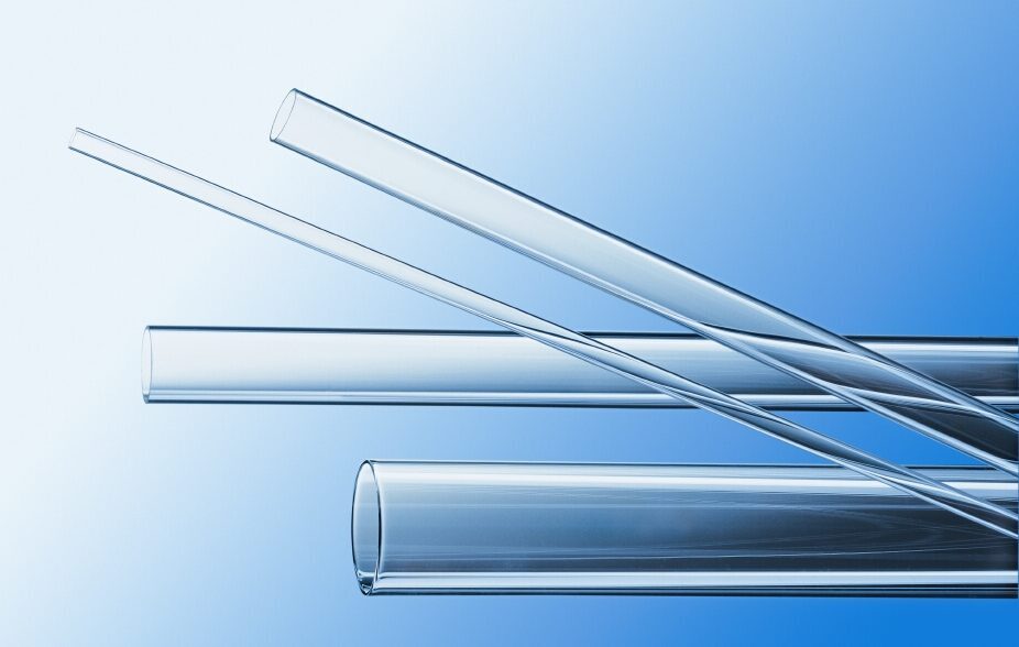 Glass tubes and rods